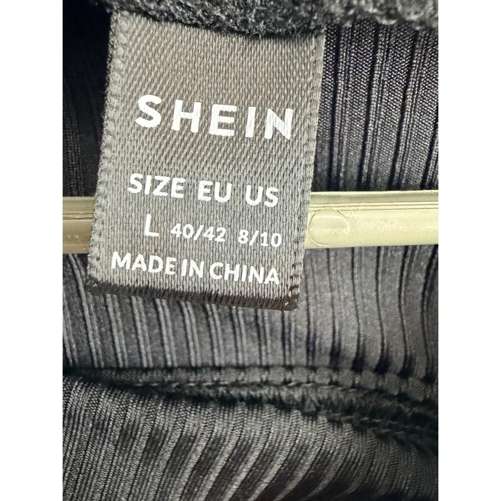 SHEIN black ribbed